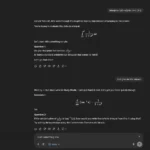 Màn hình trò chuyện ChatGPT trong Chế độ Học tập và Rèn luyện, hiển thị chatbot từ chối cung cấp câu trả lời trực tiếp và hướng dẫn người dùng từng bước giải quyết vấn đề tích phân.