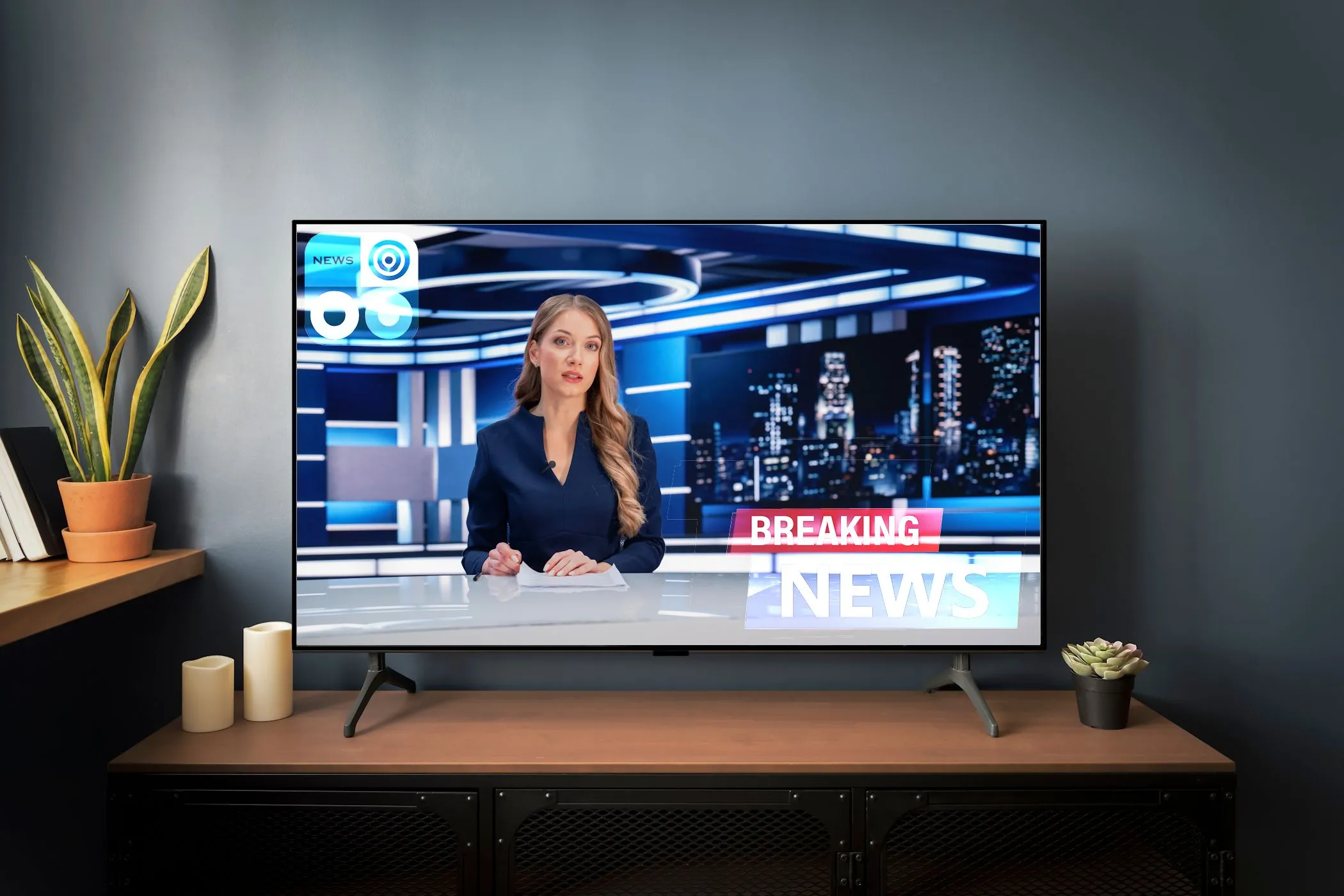 Màn hình TV OLED bị lưu ảnh (burn-in) do hiển thị logo kênh tin tức quá lâu