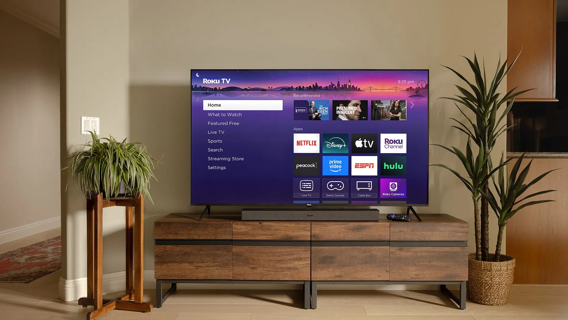 Mẫu TV Roku Plus Series mới với công nghệ màn hình Mini-LED.