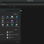 Menu Start của Windows 11 được mở bằng lệnh giọng nói Voice Access.