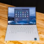 menu start Windows trên Dell XPS 13 Plus, biểu tượng ứng dụng và thanh tìm kiếm