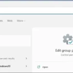Mở Local Group Policy Editor bằng Tìm kiếm Windows