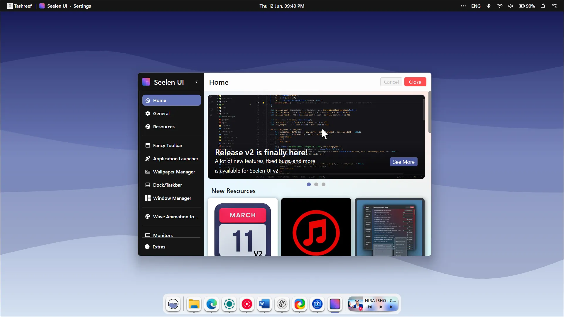 Môi trường desktop Windows 11 hoàn toàn mới với giao diện Seelen UI