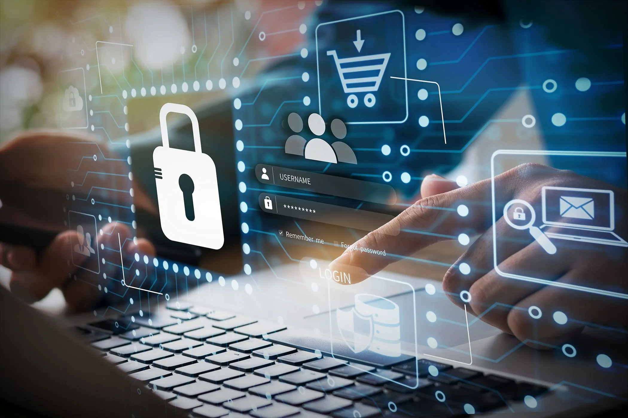 Người dùng nhập mật khẩu trên laptop, thể hiện quyết định sử dụng BitLocker để bảo vệ dữ liệu cá nhân.