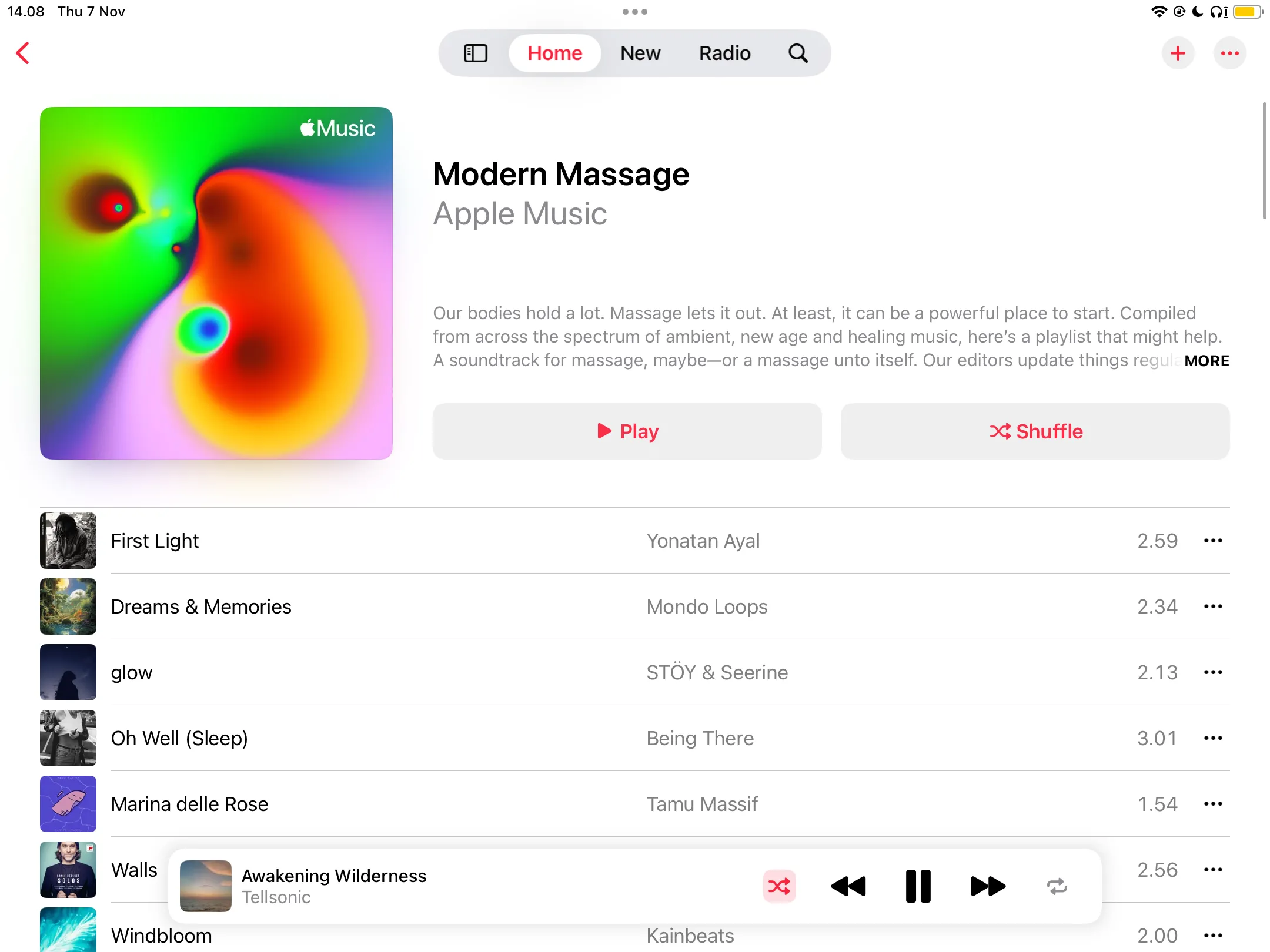 Playlist nhạc không lời thư giãn trên Apple Music