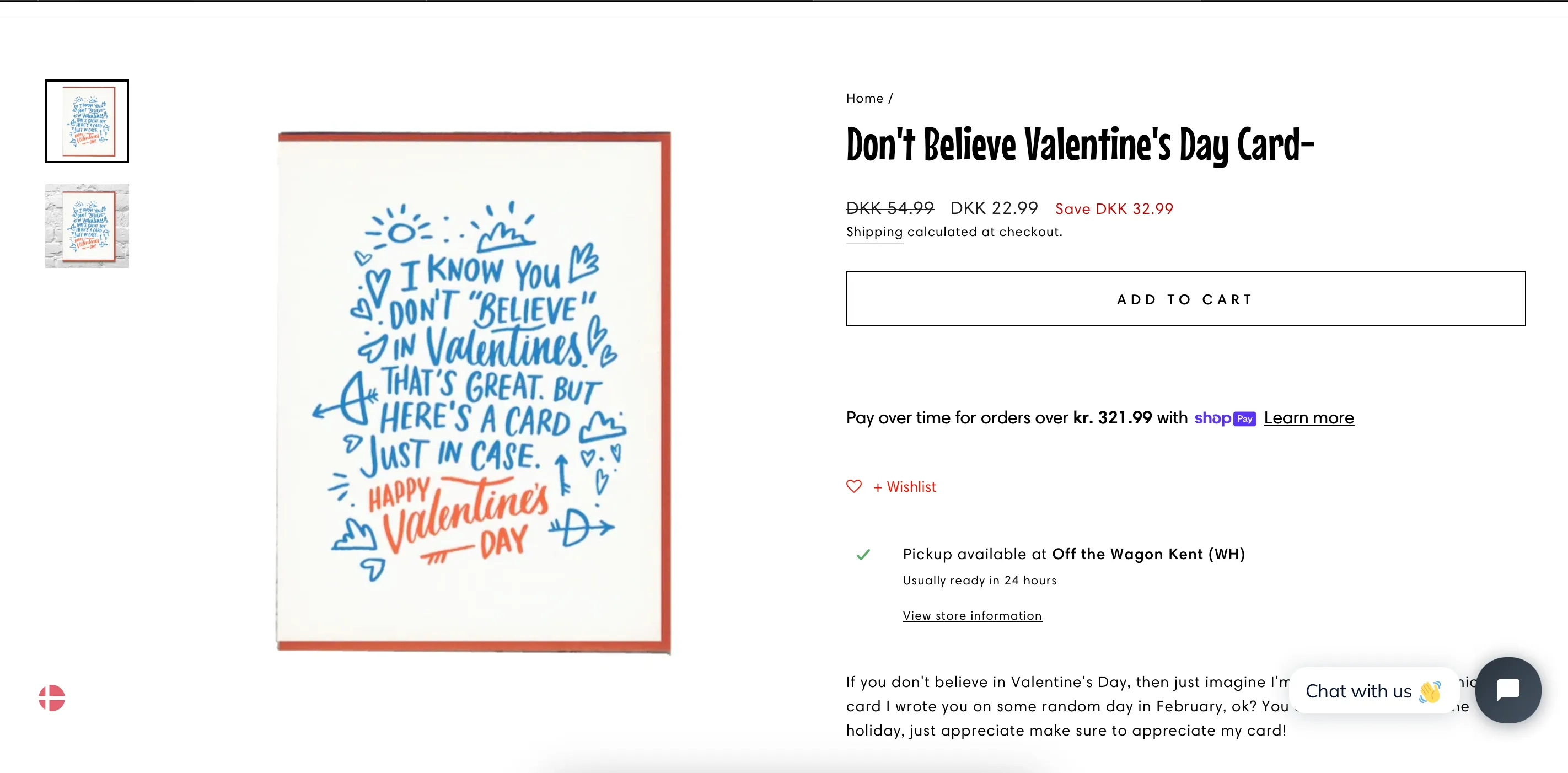 Sản phẩm quà tặng và thiệp Valentine độc lạ từ Off the Wagon