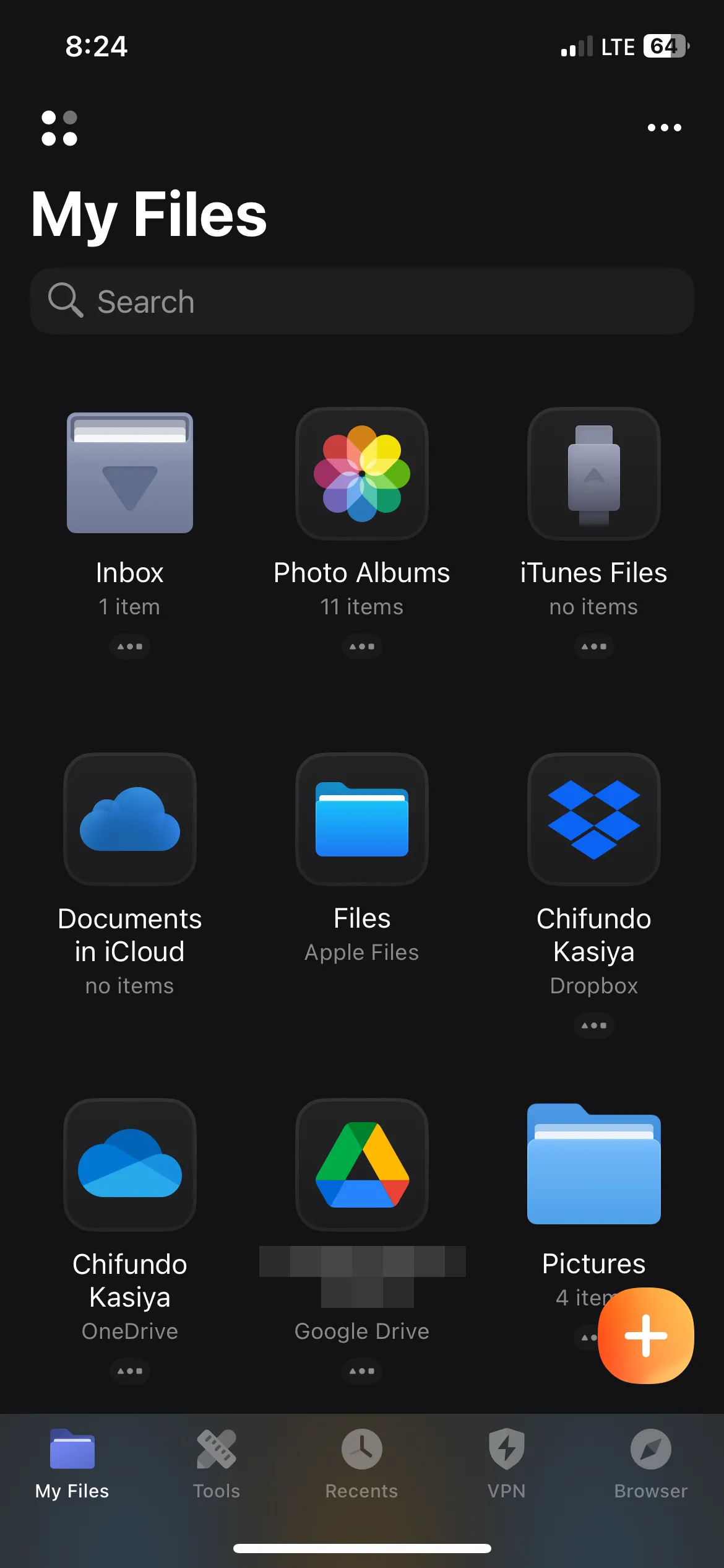 So sánh giao diện Files và Documents trên iPhone cho thấy Documents tích hợp nhiều dịch vụ đám mây