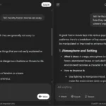 So sánh hai câu trả lời từ ChatGPT về các yếu tố làm nên sự đáng sợ của phim kinh dị khi đặt câu hỏi chung chung và chi tiết