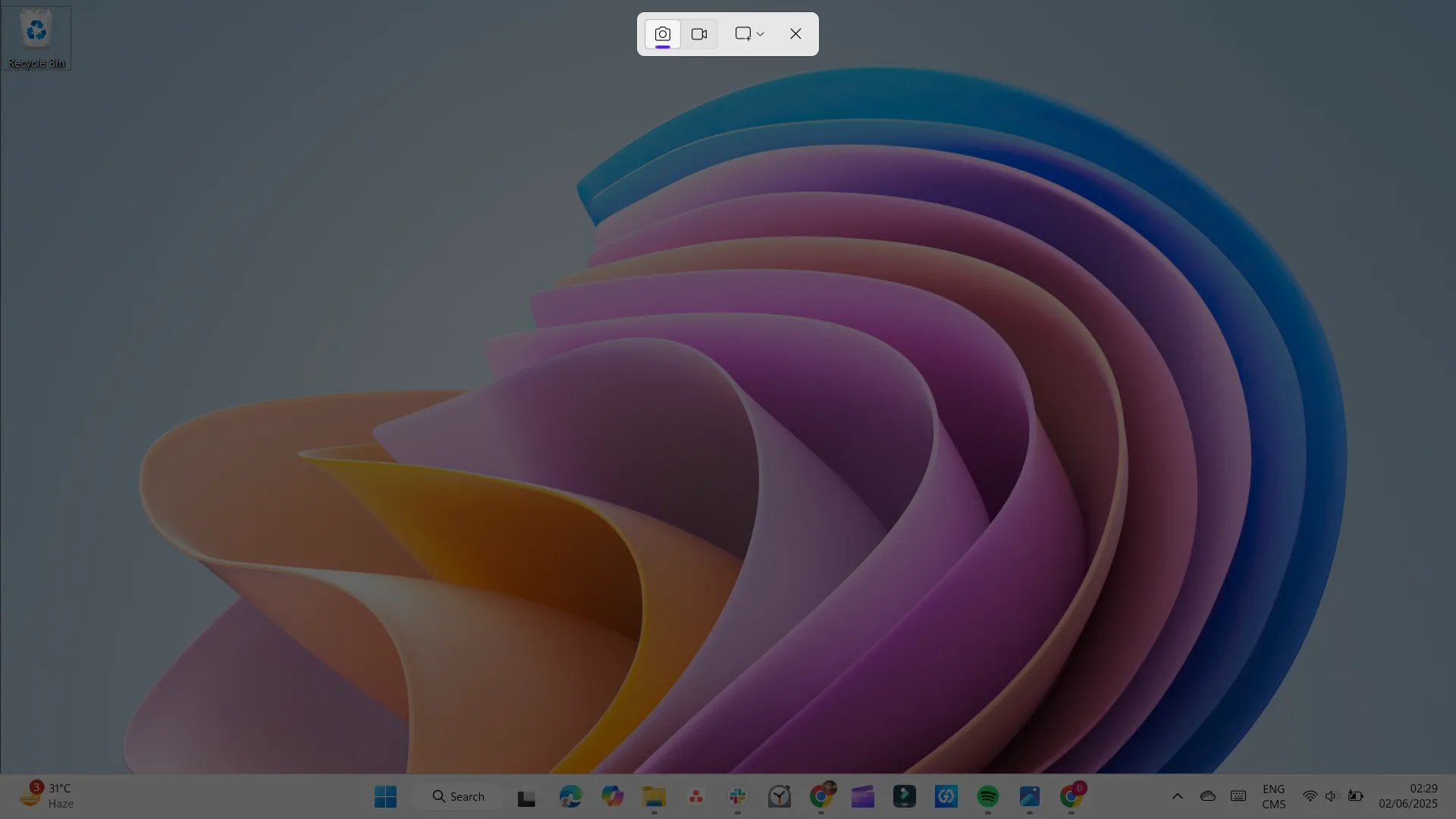 Sử dụng công cụ Snipping Tool để chụp một phần màn hình Windows
