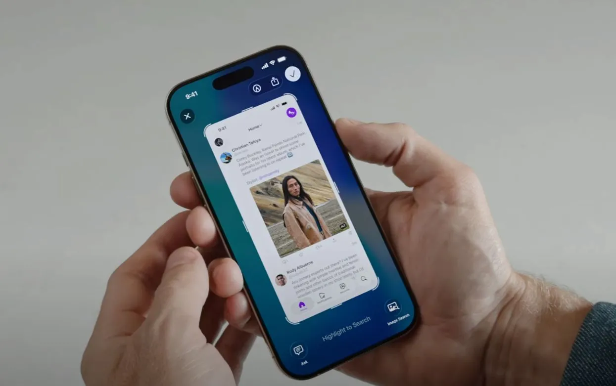 Sử dụng trí tuệ thị giác trên iOS 26