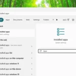 Sử dụng Windows Search để tìm và mở ứng dụng đã cài đặt trên Windows 11