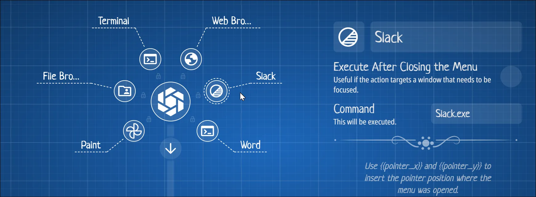 Tab Menu trong trình chỉnh sửa Kando trên Windows 11