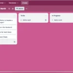 Tạo bảng quản lý dự án mới trên ứng dụng Trello, minh họa sự linh hoạt của nền tảng.