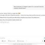 Tạo chú thích Instagram với sự hỗ trợ của AI