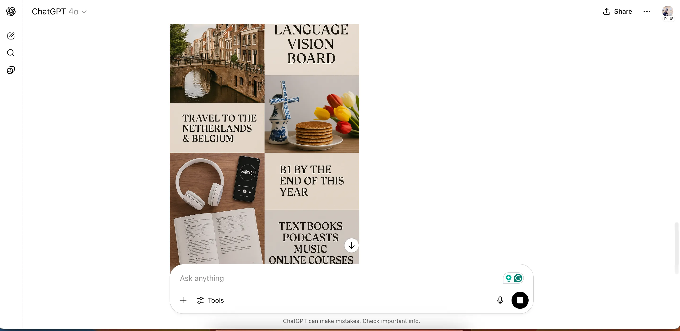 Tạo Vision Board cho mục tiêu học ngôn ngữ