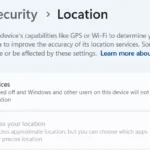 Tắt dịch vụ vị trí trên Windows 11 để bảo vệ quyền riêng tư