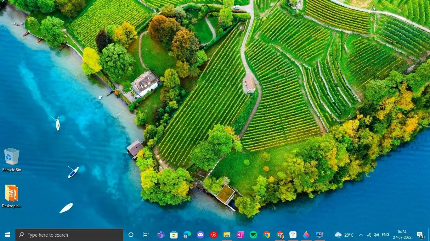 Thanh tác vụ trong suốt ấn tượng nhờ ứng dụng TranslucentTB trên Windows 11