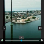 Thanh trượt cân bằng của tính năng Split Toning trong giao diện Photoshop Express