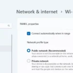 Thay đổi loại hồ sơ mạng Wi-Fi (Public/Private) trong cài đặt Windows