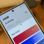 Thẻ ảo Privacy.com được tạo trên điện thoại Samsung Galaxy Z Fold 6
