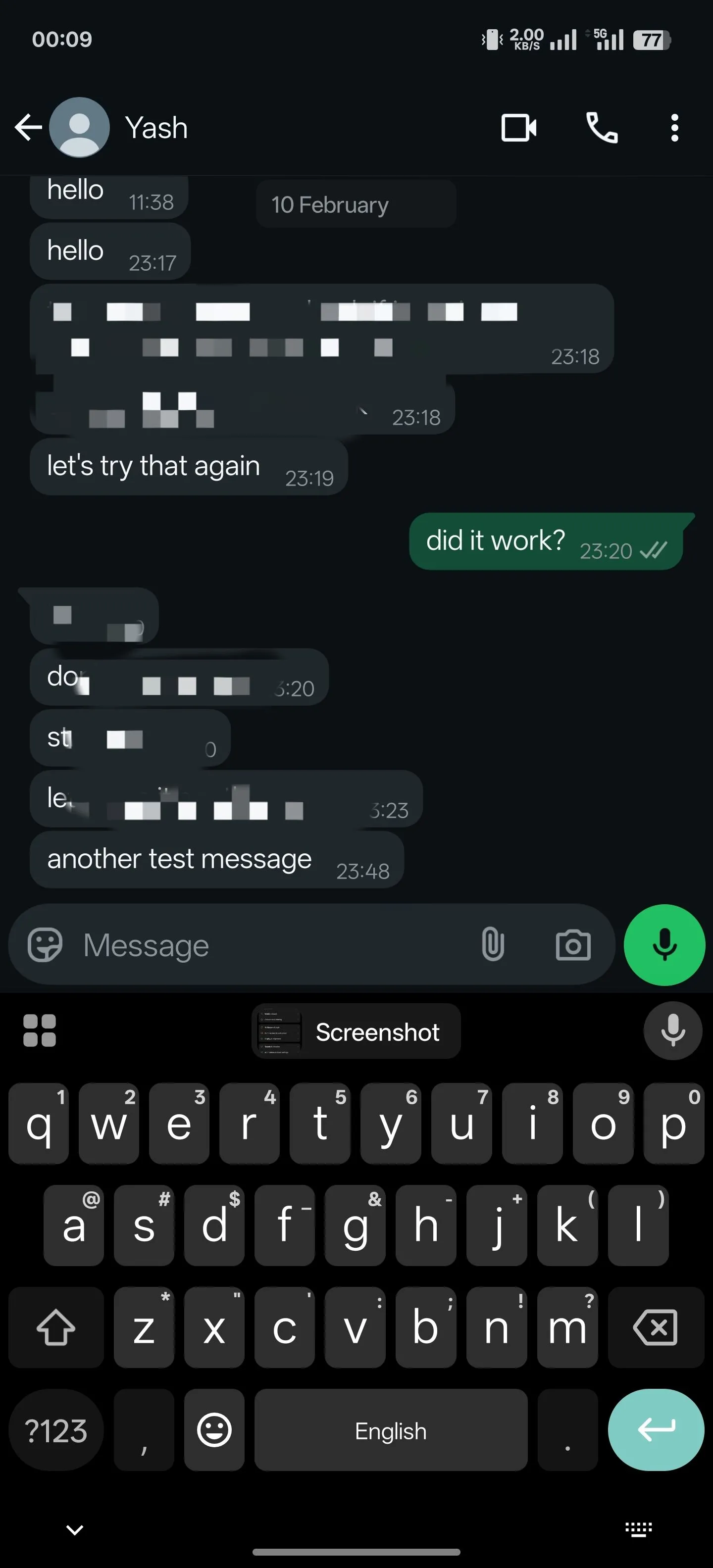 Thêm ảnh chụp màn hình vào ứng dụng từ thanh công cụ Gboard chỉ với một chạm.