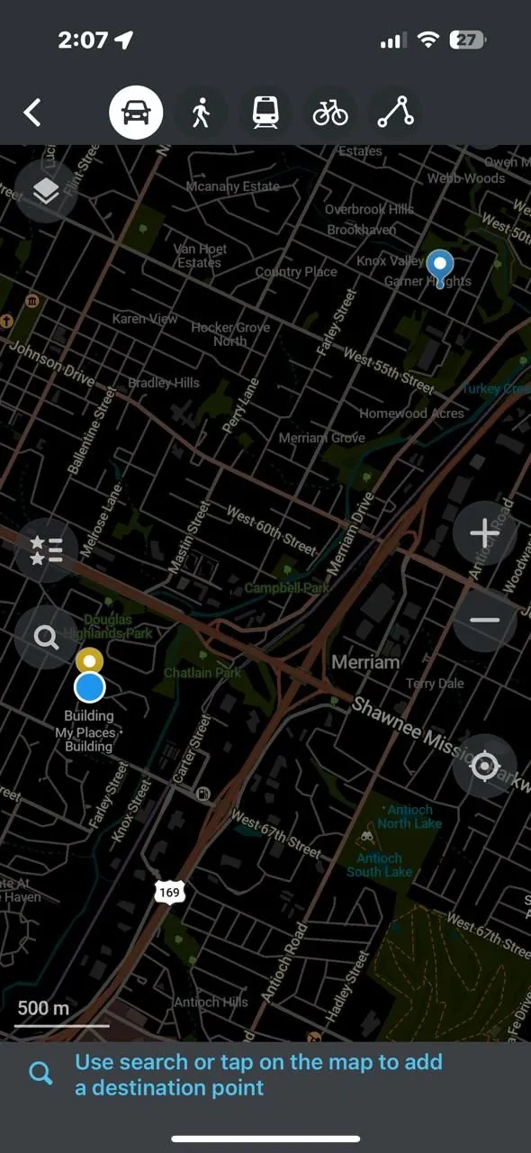 Thêm điểm đến vào ứng dụng bản đồ Organic Maps