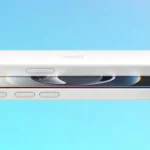 Thiết kế mặt trước và sau của iPhone 16e với camera Fusion và nút Action Button