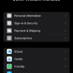 Thiết lập hồ sơ Apple ID trên iPhone để kiểm tra tài khoản chính và tài khoản phụ