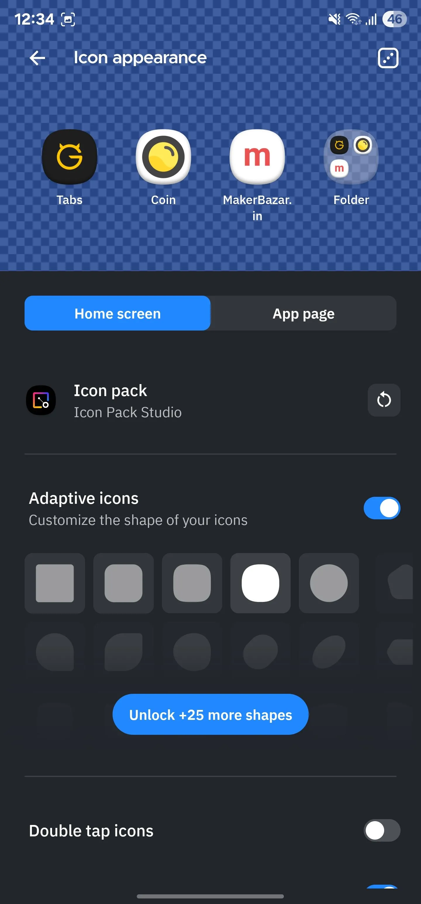 Thiết lập Smart Launcher sử dụng biểu tượng thích ứng