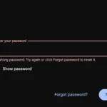 Thông báo lỗi mật khẩu khi cố gắng đăng nhập vào Gmail