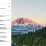 Thư mục thư rác trong ứng dụng Mail Windows, minh họa sự lỗi thời của ứng dụng này.