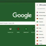 Tiện ích mở rộng VPN của ExpressVPN trên trình duyệt web