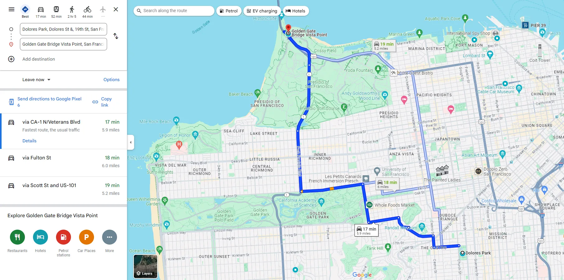 Tính năng chỉ đường Google Maps giúp lên kế hoạch lộ trình hiệu quả