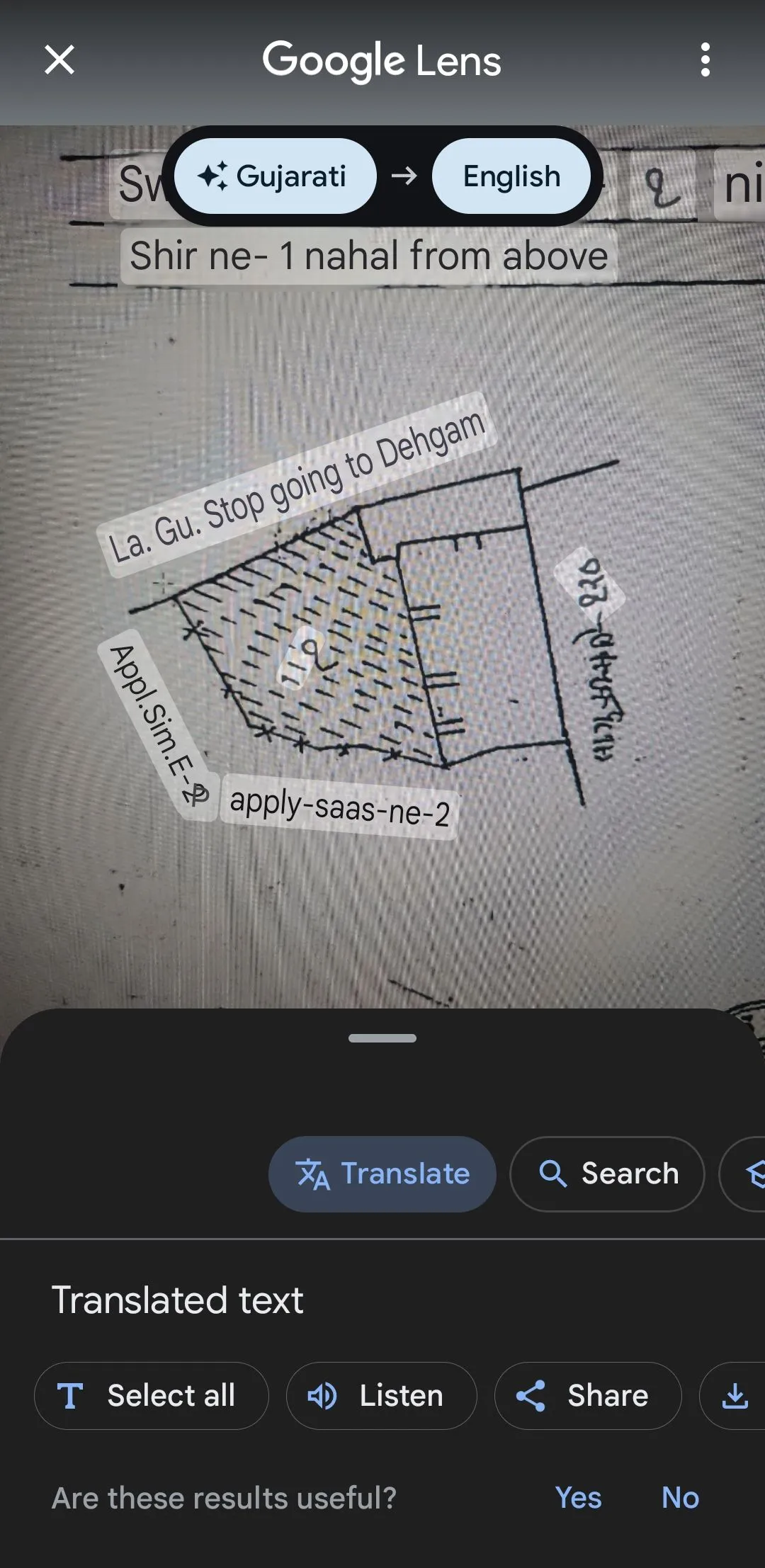 Tính năng dịch văn bản của Google Lens trong ứng dụng Google Photos