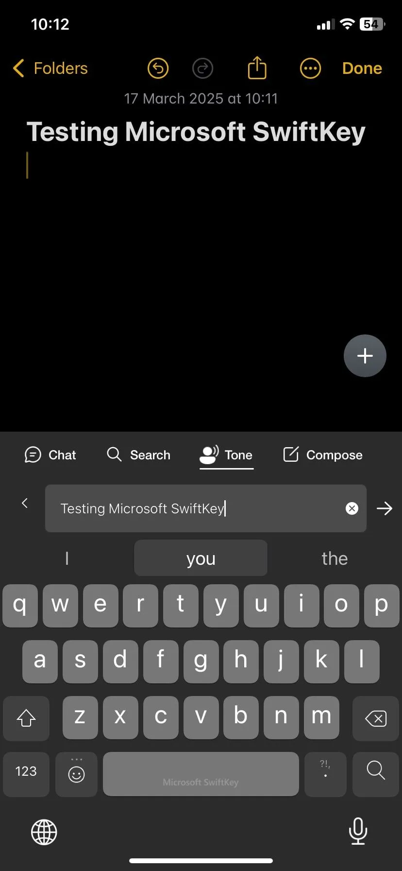 Tính năng điều chỉnh tông giọng AI của SwiftKey hiển thị văn bản đã được tối ưu