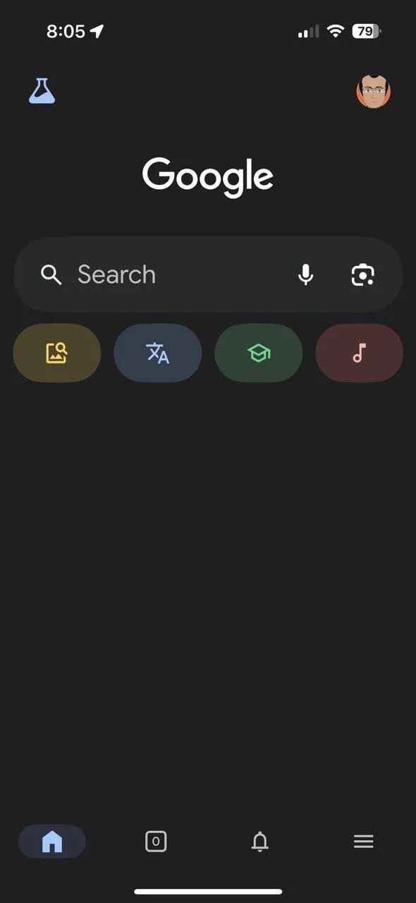 Tính năng &quot;Tìm kiếm bài hát&quot; trong ứng dụng Google trên iPhone