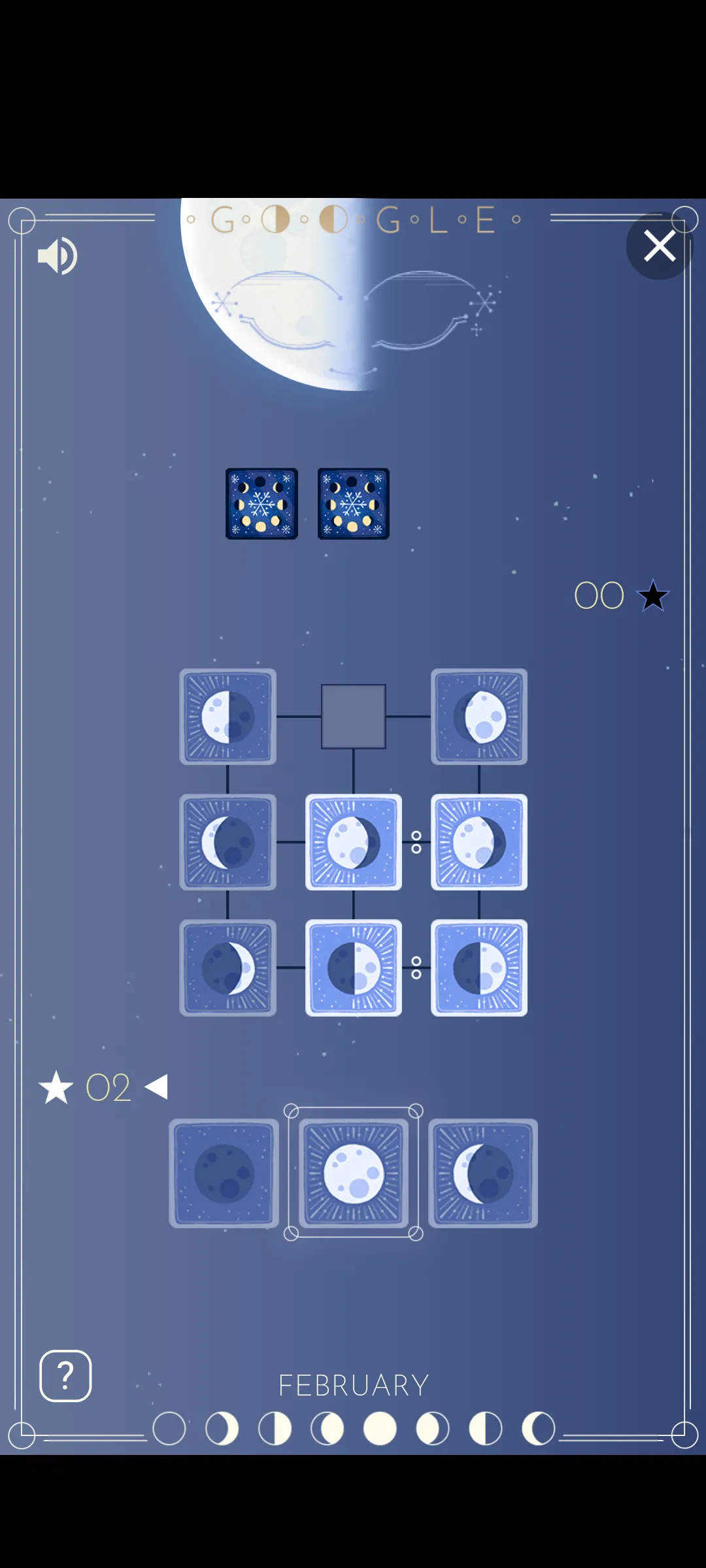Trải nghiệm game Google Doodle The Rise of the Half Moon
