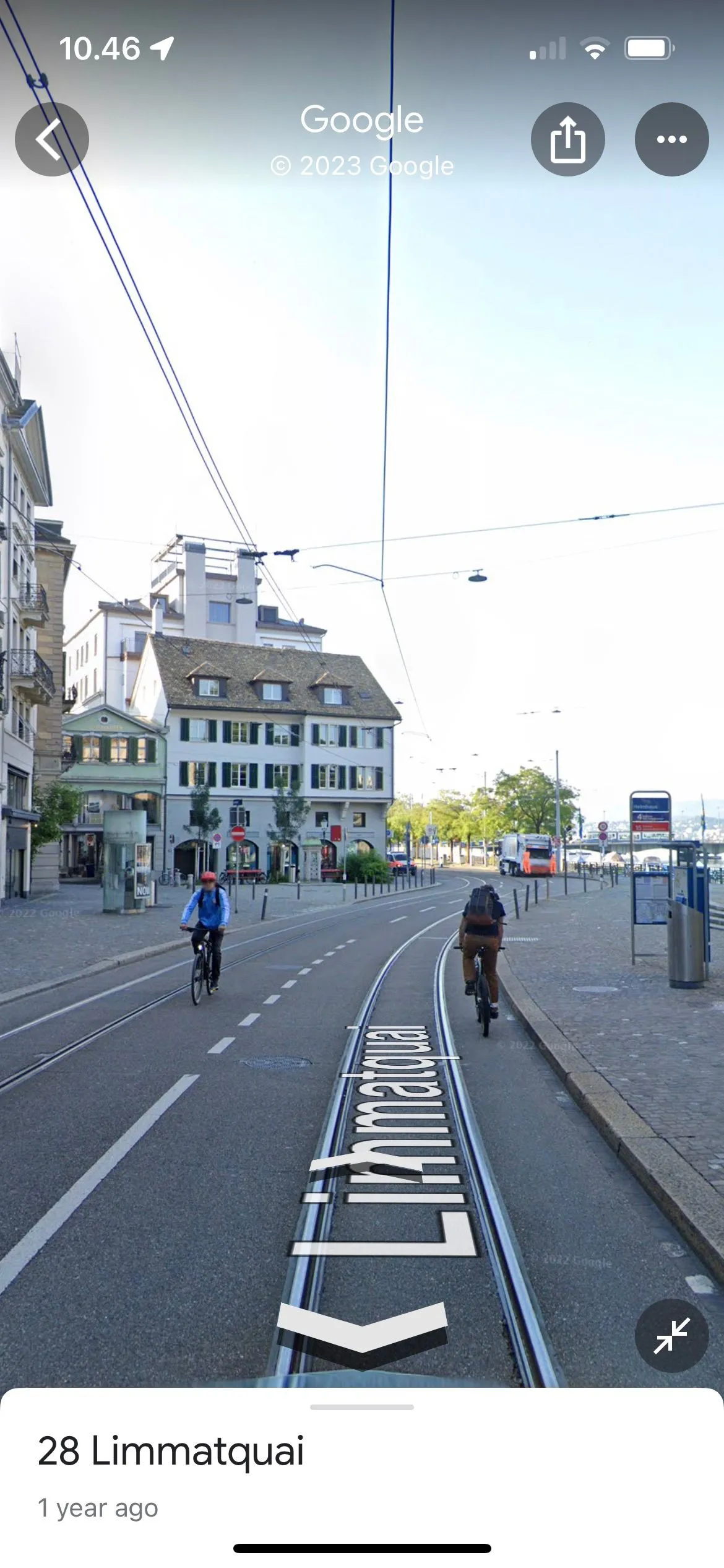 Trải nghiệm Google Maps Street View với hình ảnh đường phố Zürich