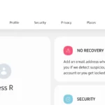 Trang chủ tài khoản Samsung sau khi đăng nhập