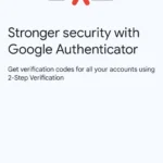 Trang thiết lập ứng dụng Google Authenticator