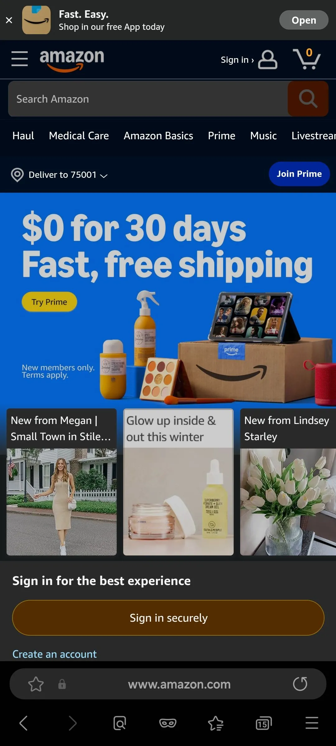 Trang web hiển thị trong chế độ tối đã được ép buộc bởi Samsung Internet