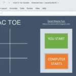 Trò chơi Tic-Tac-Toe được tạo trong Microsoft Excel