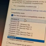 Tùy chọn phiên bản Windows trong chế độ tương thích Windows 11