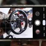 Ứng dụng Google Camera đang mở trên Pixel 9a, minh họa giao diện chụp ảnh với các tùy chọn như Night Sight và HDR+