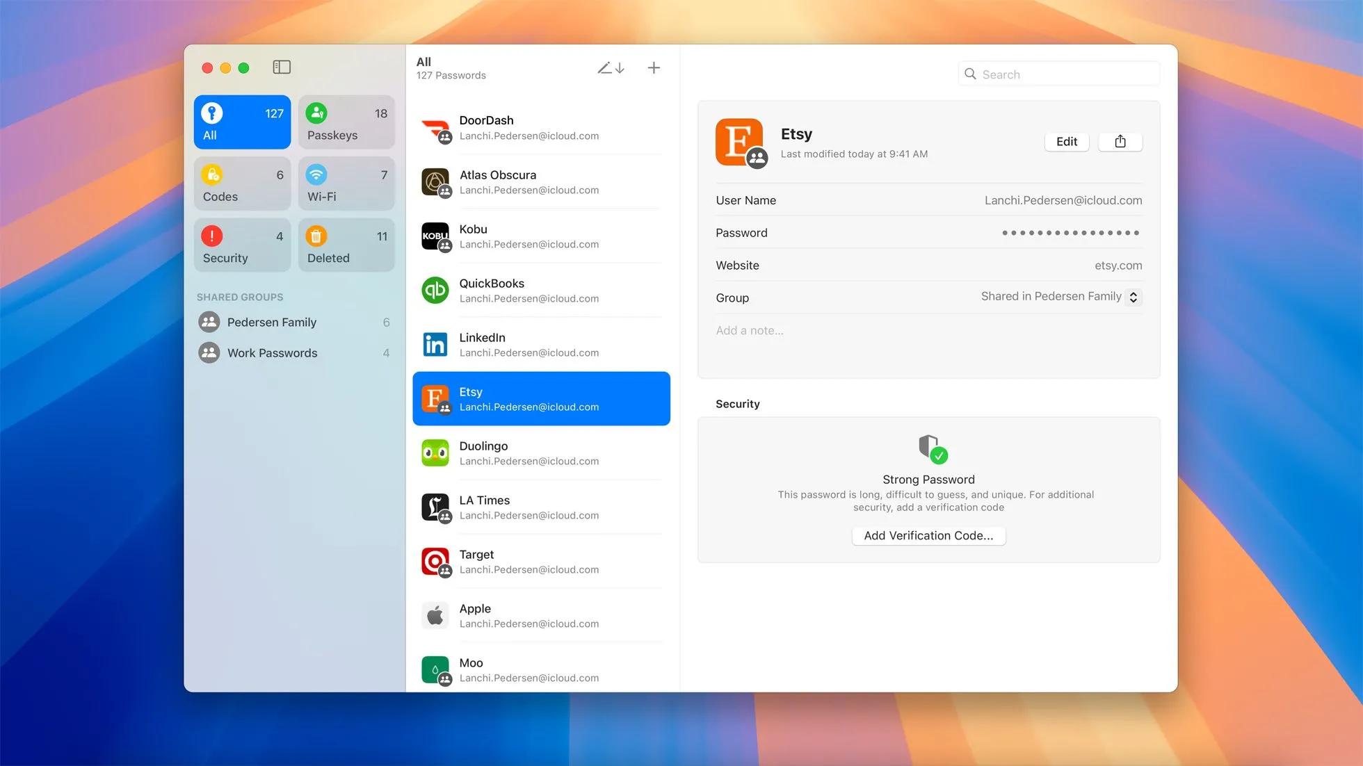 Ứng dụng Passwords mới được giới thiệu trên macOS Sequoia giúp quản lý mật khẩu dễ dàng