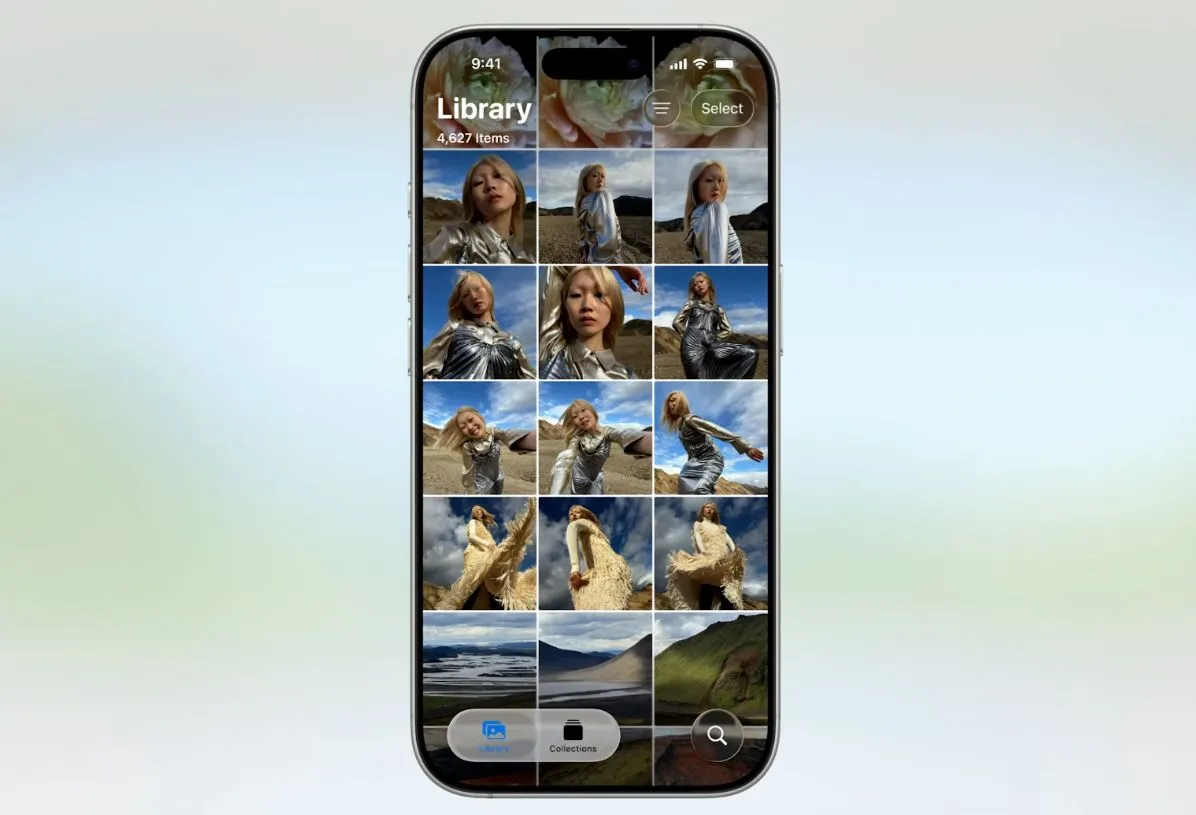 Ứng dụng Photos được thiết kế lại với tab Thư viện và Bộ sưu tập riêng biệt