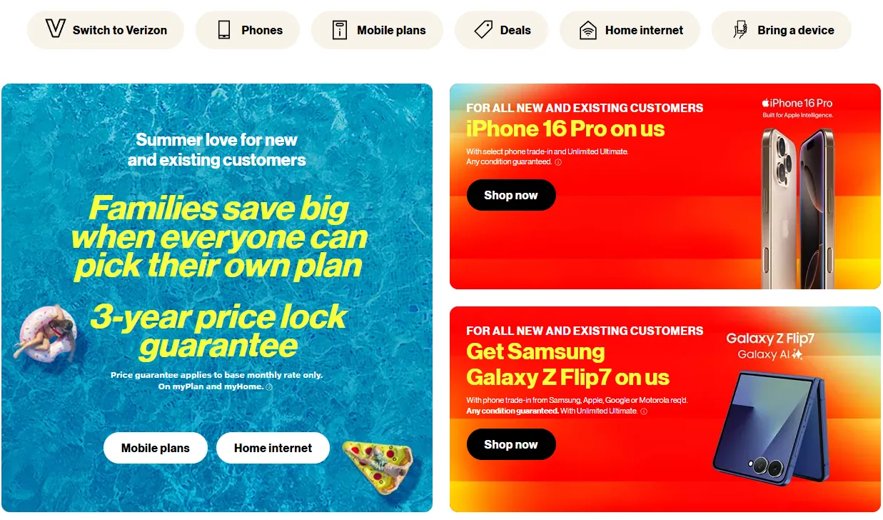 Ưu đãi iPhone &quot;miễn phí&quot; kèm gói cước của Verizon