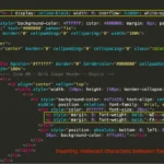 Ví dụ về cách ký tự rác được chèn vào từ "WELLS FARGO" để lách bộ lọc thư rác trong kỹ thuật email salting.