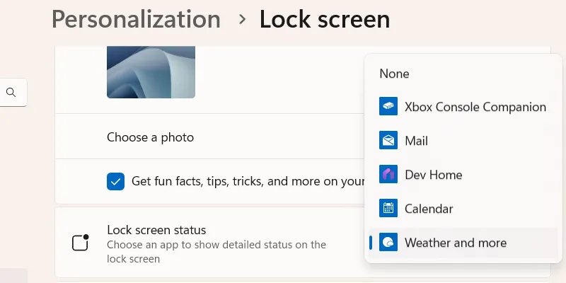 Vô hiệu hóa mẹo và quảng cáo trên màn hình khóa Windows 11